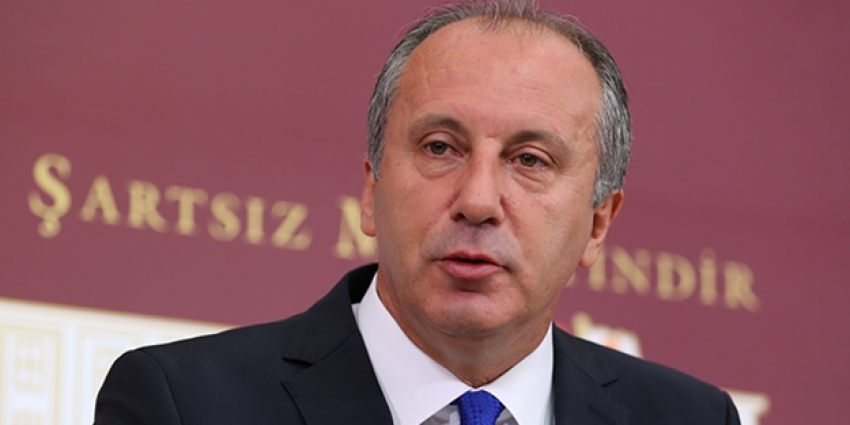 CHP'nin cumhurbaşkanı adayı Muharrem İnce