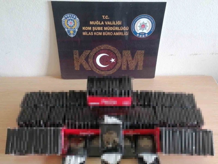 Muğla’da kaçak sigara ve tütün operasyonu
