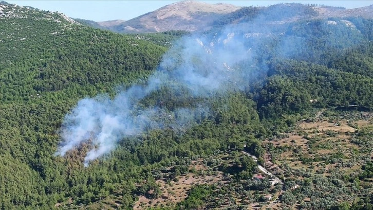 Muğla'da ormanlık alanda çıkan yangın söndürüldü