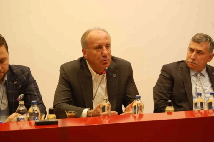 Muharrem İnce: "6’lı masa Tayyip Erdoğan hayranıdır"
