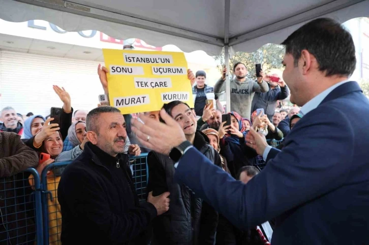 Murat Kurum: "Bizi arayanlar temel atarken, açılış yaparken bulacak"
