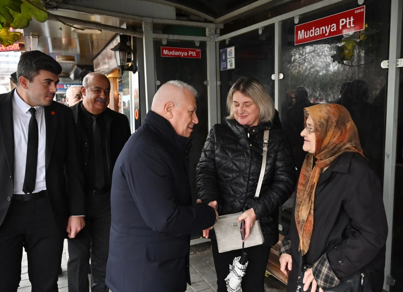 Mustafa Bozbey, Mudanyalıların taleplerini dinledi