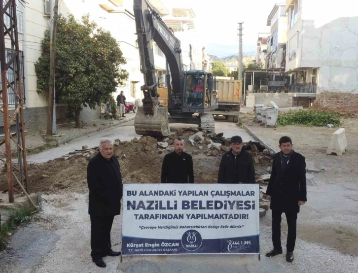 Nazilli’de sokaklar yenileniyor
