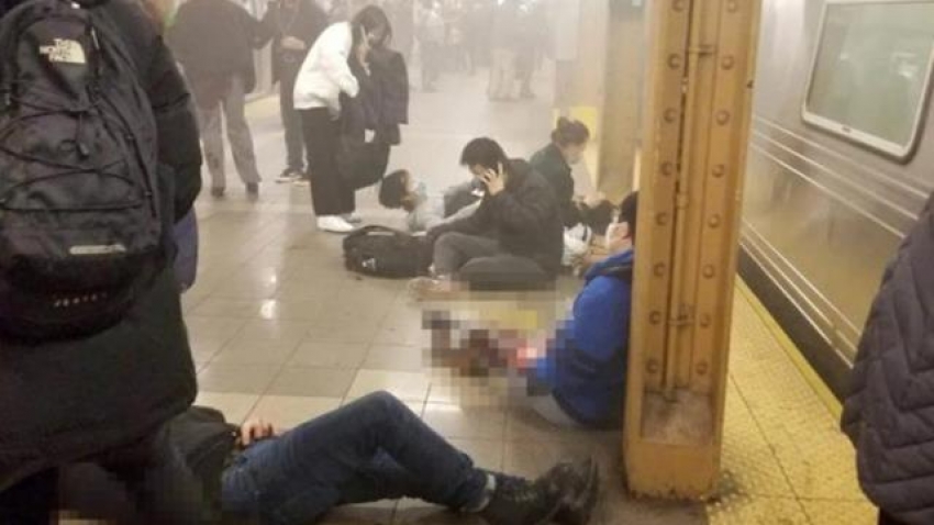 New York'ta metro istasyonuna saldırı: 13 yaralı 