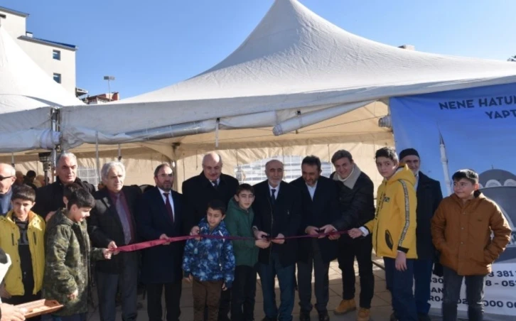 Nene Hatun Camii Külliyesi’ne ev hanımlarından anlamlı destek
