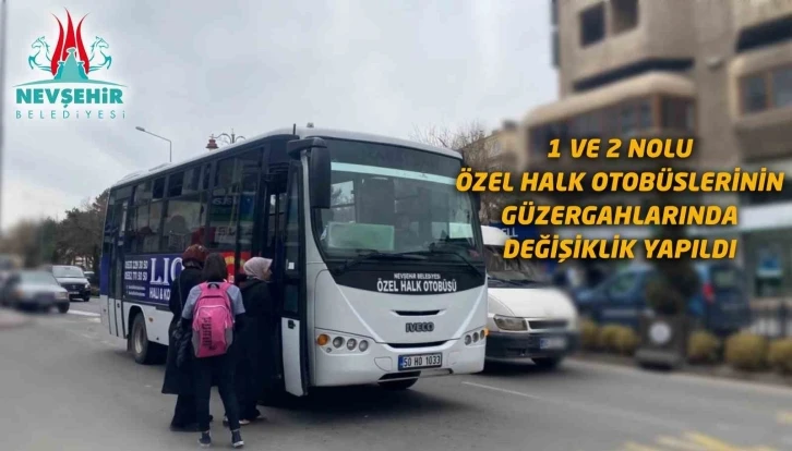 Nevşehir’de otobüs güzergâhları değişti
