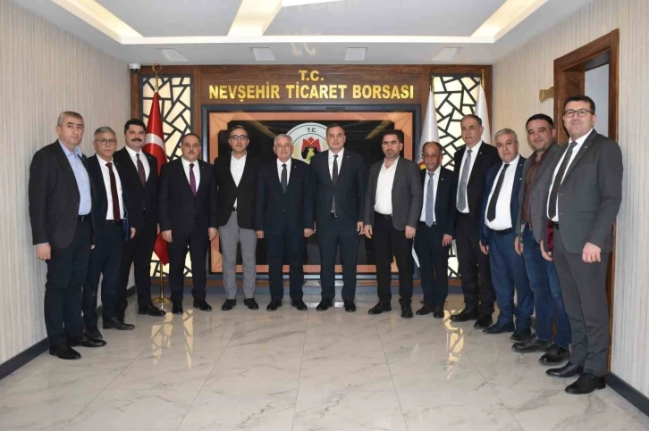 Nevşehir Ticaret Borsası, Aydın Ticaret Borsası’nı ağırladı
