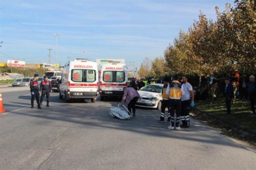  Oğlunun nikah törenine giderken 