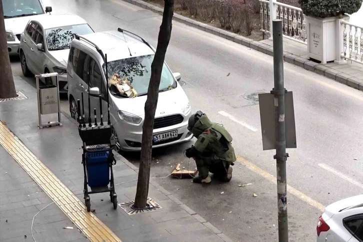 Niğde’de şüpheli çanta alarmı
