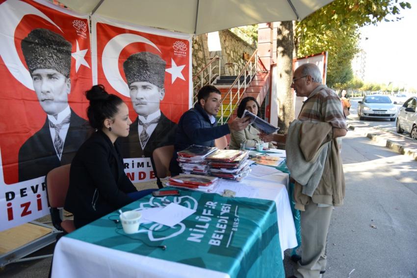 Nilüfer Atatürk posterleriyle donatılacak