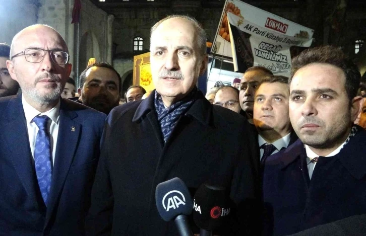 Numan Kurtulmuş: "Türkiye, Müslüman ve mazlum milletlerin öncüsü ve sözcüsüdür"
