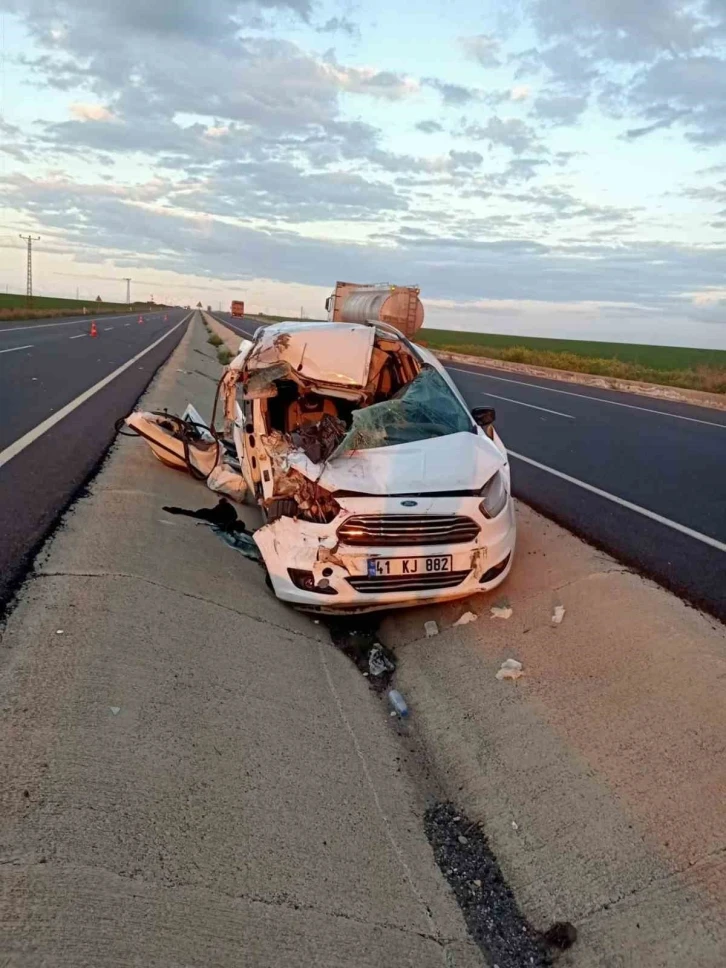 Nusaybin’de trafik kazası: 1 ölü, 3 yaralı