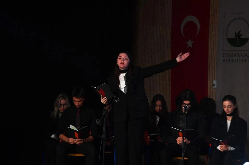 Nutuk Osmangazi’de teatral gösteriyle anlatıldı