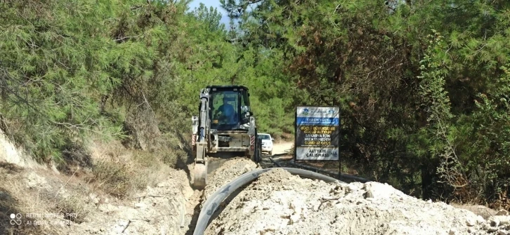 O mahalledeki içme suyu sıkıntıları çözüme kavuşuyor
