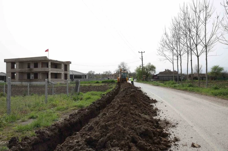 O mahallenin yenilenen alt yapısında 12 bin 250 metrelik bölüm tamamlandı
