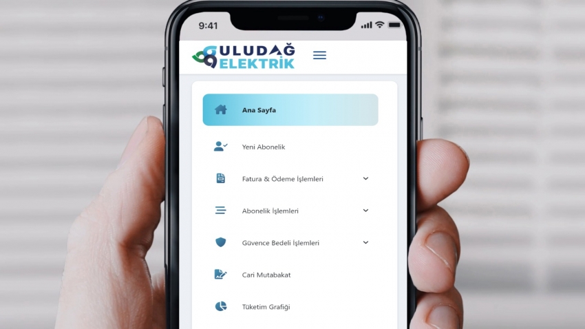 Uludağ Elektrik'ten abonelerine kolay işlem hizmeti 