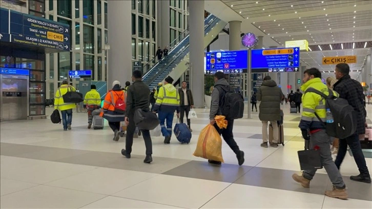 Onarımının ardından Hatay Havalimanı'ndan kalkan THY uçağı İstanbul Havalimanı’na indi