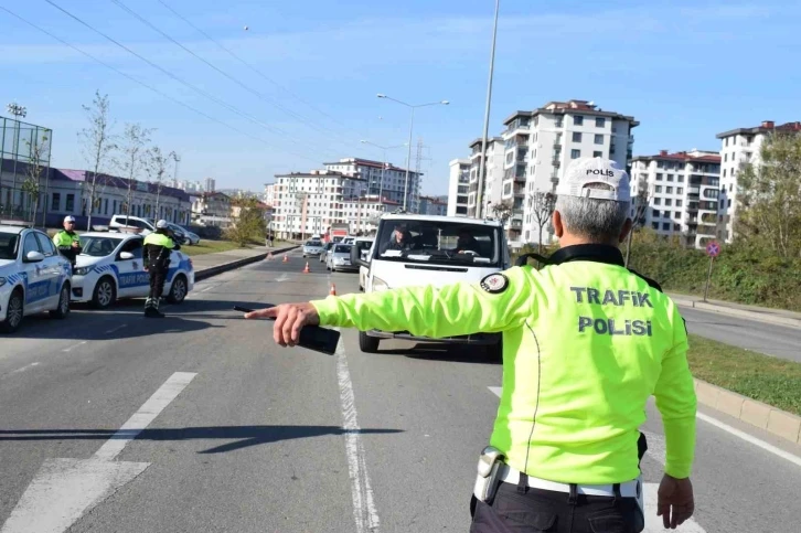 Ordu’da bir haftada yaklaşık 13 bin araç denetlendi
