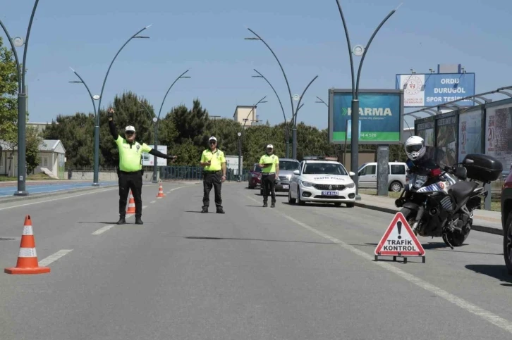 Ordu’da bir haftada yaklaşık 14 bin araç denetlendi
