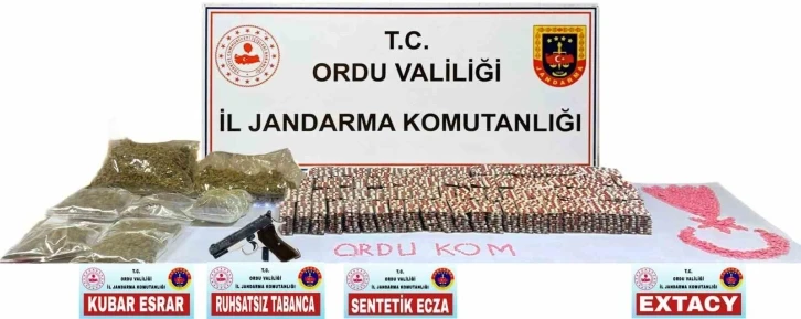 Ordu’da jandarma ekiplerin uyuşturucu operasyonu: 3 tutuklama
