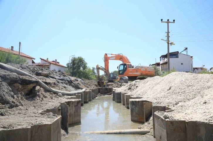 Ören’de Kanalizasyon inşaatının yüzde 63’ü tamamlandı
