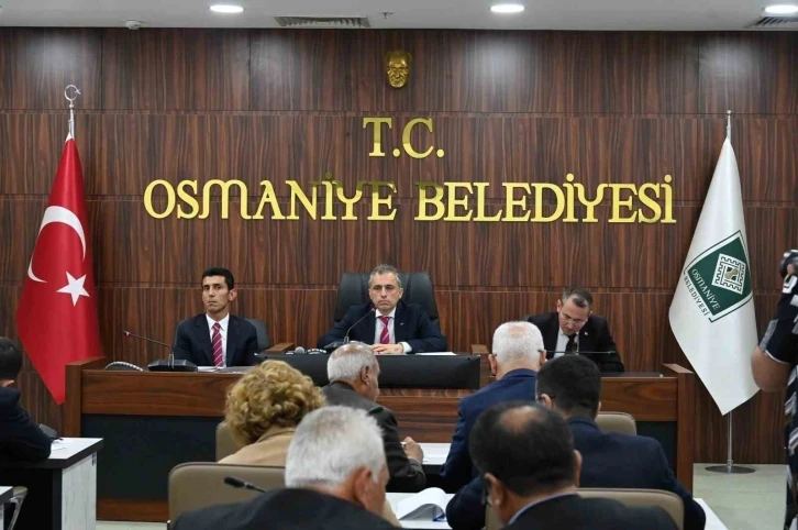 Osmaniye Belediyesi’nde yeni dönemin ilk meclis toplantısı yapıldı
