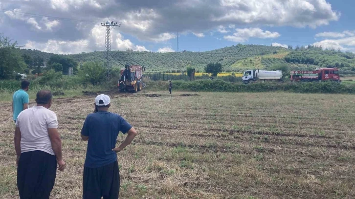 Osmaniye’de buğday tarlasında yangın çıktı
