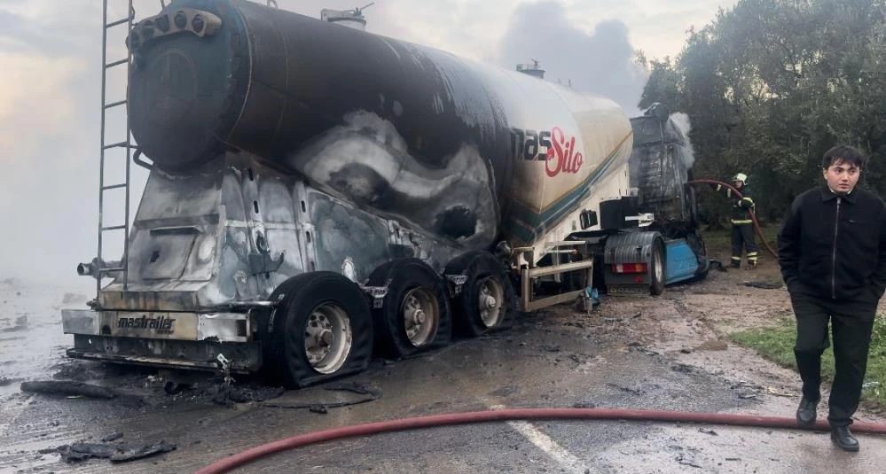 Bursa'daki trafik kazasında tanker patladı: 1 ölü 