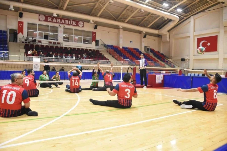 Oturarak Voleybol 1.Lig 1.Etap müsabakaları Karabük’te başladı