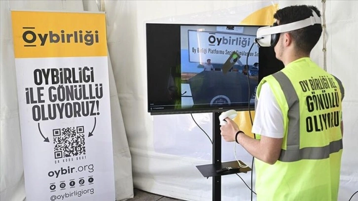 Oy Birliği Platformundan hatalı oy kullanımını engellemek için simülasyonla eğitim