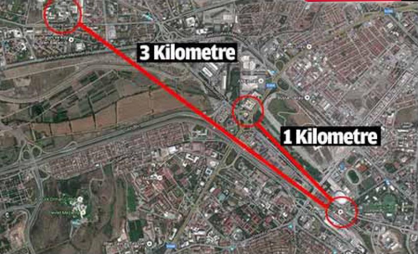 Patlamanın olduğu yer MİT'e 3, Emniyet'e 1 kilometre uzaklıkta