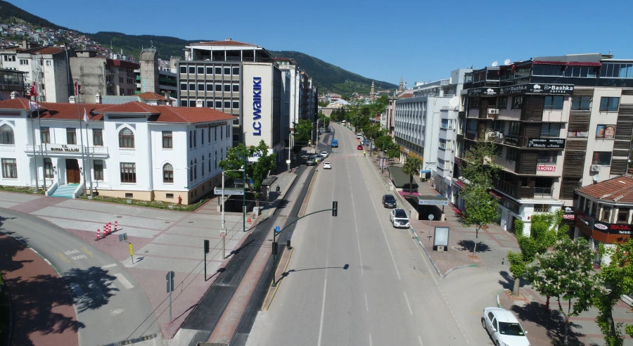 Pazar sabahı Bursa merkez araç trafiğine kapatılacak 