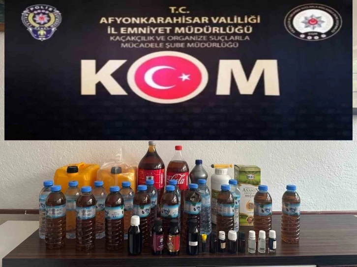 Polisten kaçak alkol operasyonu
