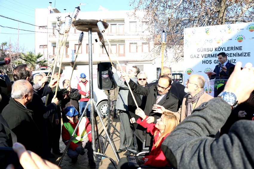 Bursagaz, Gürsu’nun 6 köyüne daha doğal gaz ulaştırdı