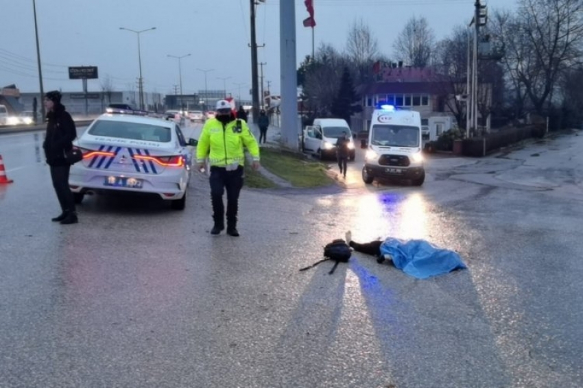 Bursa'da genç kadın feci şekilde can verdi