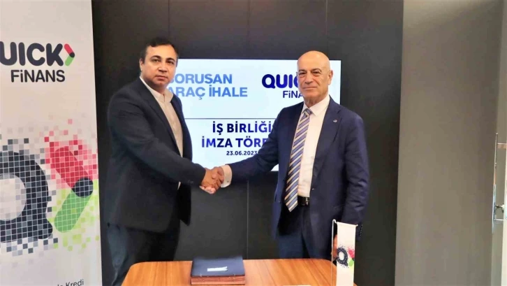 Quick Finans ve Borusan Araç İhale, ikinci el araç finansmanında iş birliğine imza attı
