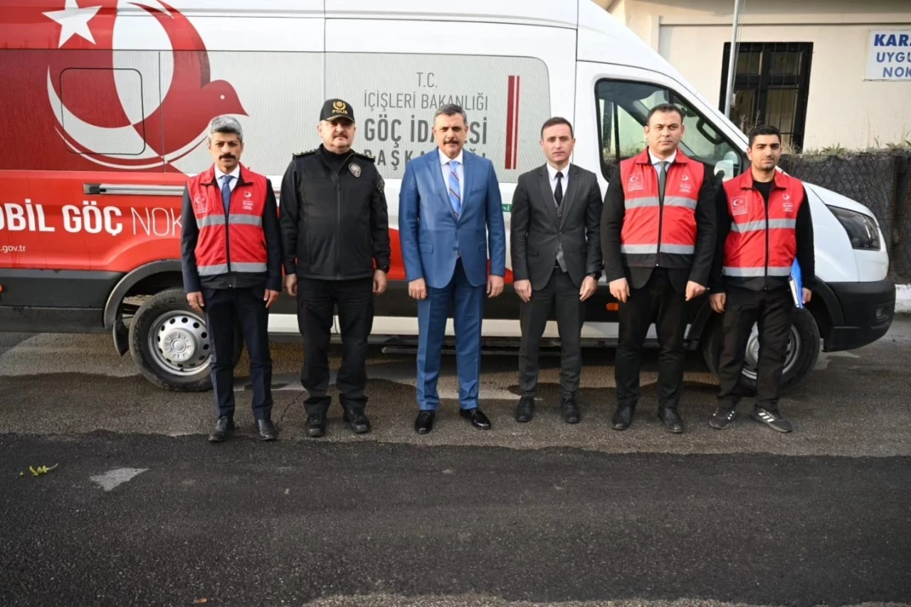 "Mobil göç aracı işlemleri hızlandırıyor"
