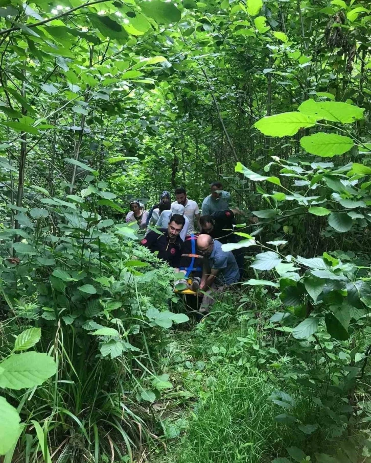 Rize’de teleferikten düşen kadın yaralandı
