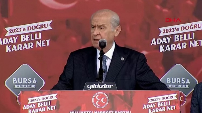 Bahçeli Bursa'da sert konuştu