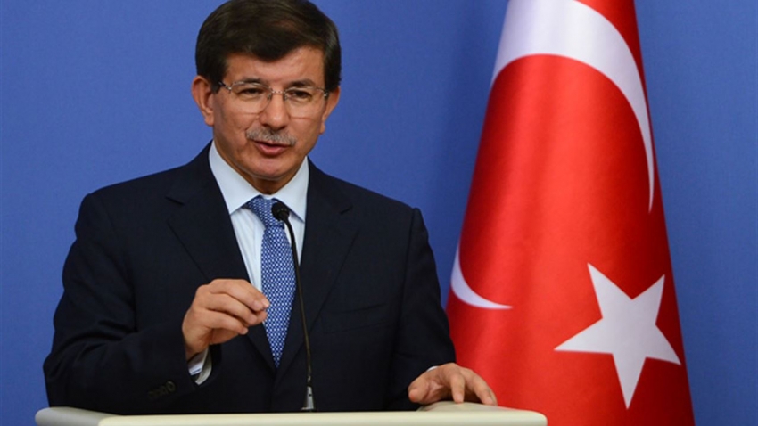 Davutoğlu konuşuyor