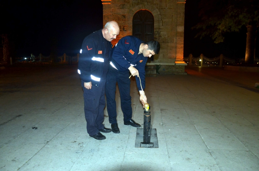 Bursa'da top atışının yerini teknolojik ses bombası aldı