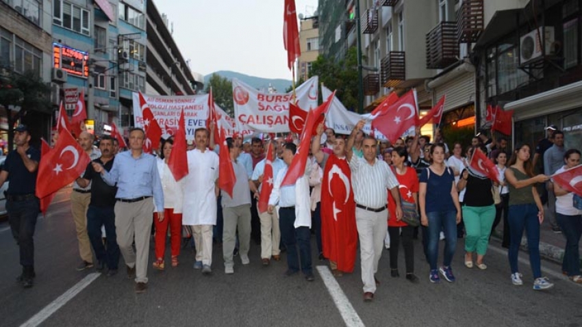 Beyaz yürüyüş ile protesto