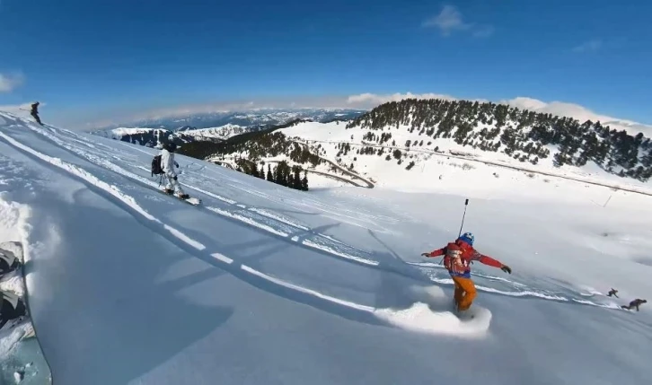 Sahara Milli Parkı, snowboard tutkunlarının yeni gözdesi oldu
