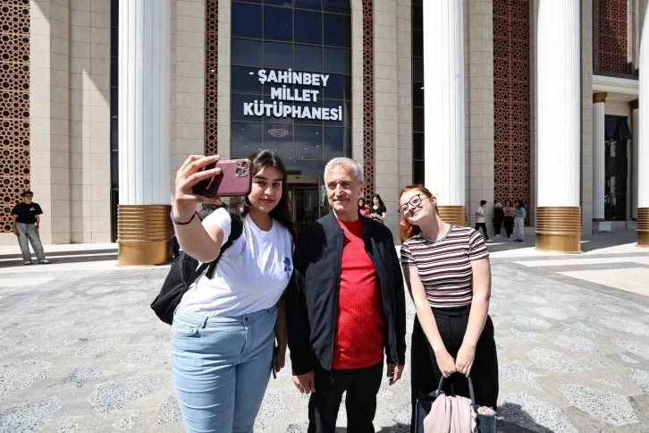 Şahinbey Belediyesi Millet Kütüphanesi’ne yoğun ilgi
