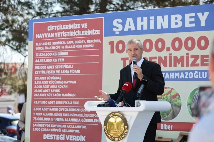 Şahinbey’de 10 milyon fide dağıtımı başladı
