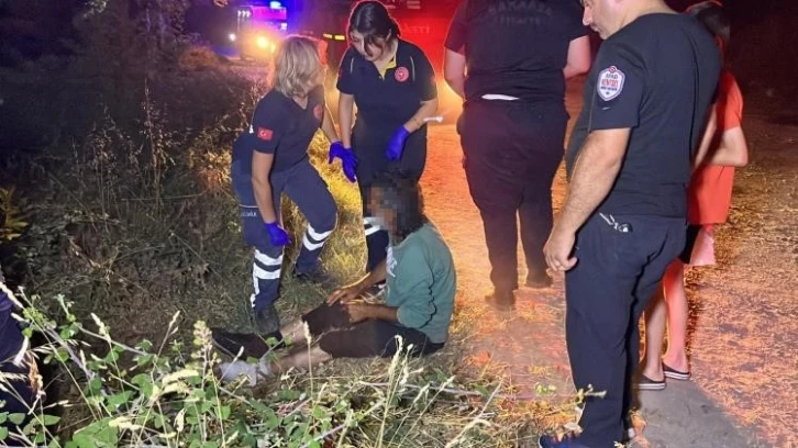 Sakarya’da suya düşen vatandaşı ekipler kurtardı
