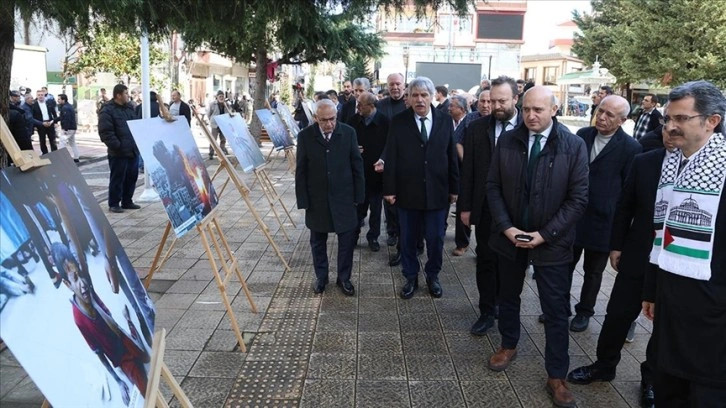 Sakarya'da AA muhabirlerinin Gazze'de çektiği fotoğraflardan oluşan sergi açıldı