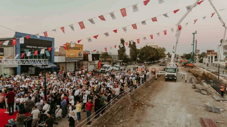 Şakirpaşa Altgeçidi’nin temeli atıldı
