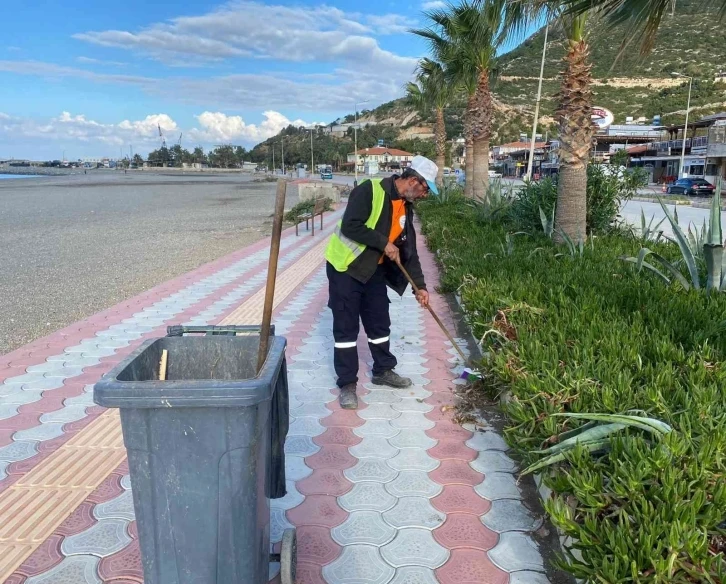 Samandağ’da temizlik çalışması
