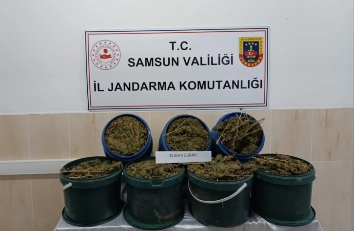 Samsun’da 17 kilo 700 gram uyuşturucu ele geçirildi
